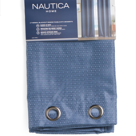 Nautica Accents Nauticaset Of 2 Thermal Blackout Curtains Poshmark